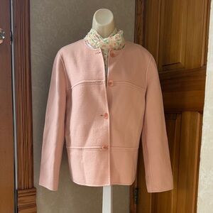 Dana Buchman Soft Pink Women's Wool Blazer 14P
